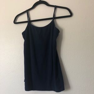 Navy blue tank top